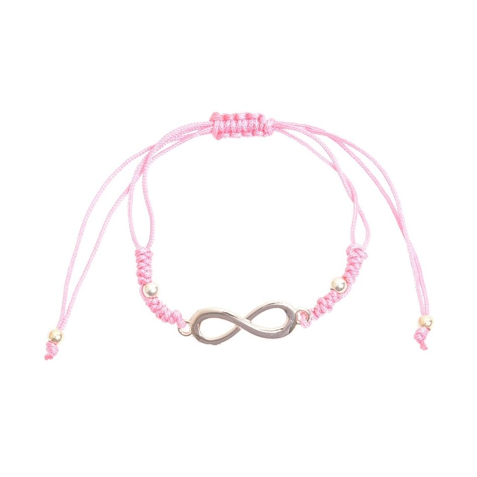 MACRAMÉ BRACELET WITH METAL BEADS