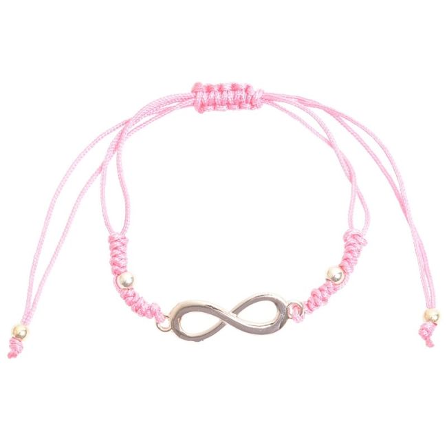 MACRAMÉ BRACELET WITH METAL BEADS