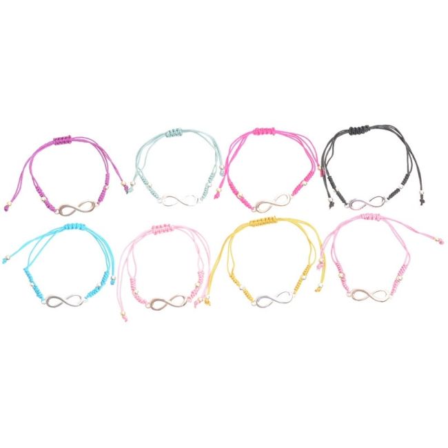 MACRAMÉ BRACELET WITH METAL BEADS