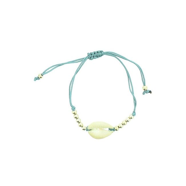 PULSERA MACRAMÉ CARACOL