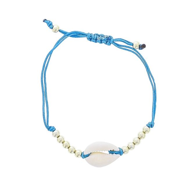 PULSERA MACRAMÉ CARACOL