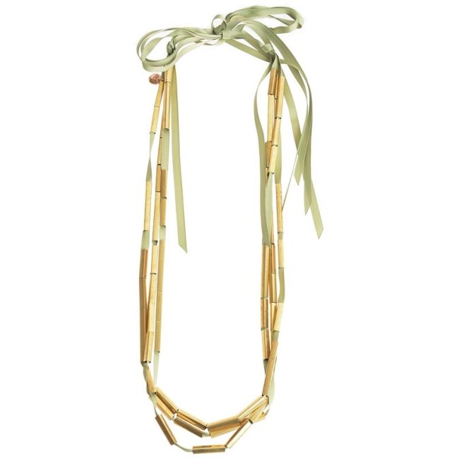 COLLAR LARGO TUBOS CUADRADOS METAL