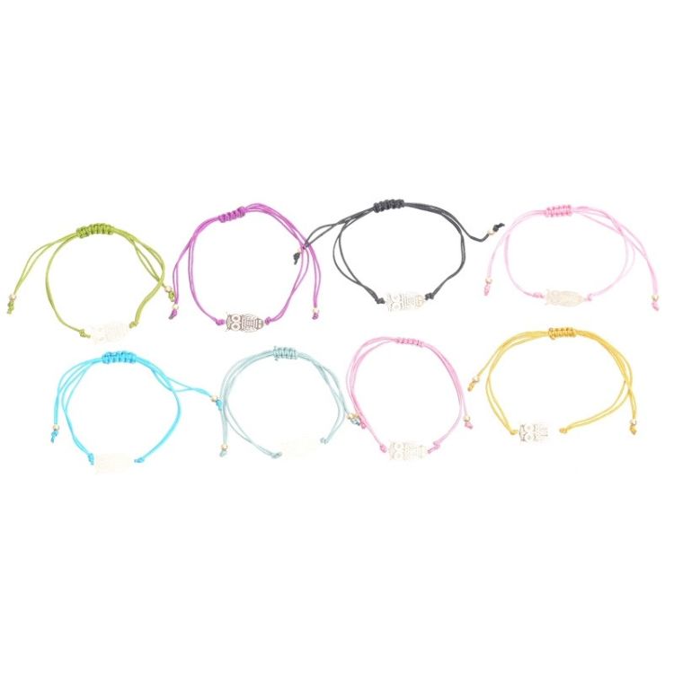 MACRAMÉ BRACELET WITH METAL BEADS 2