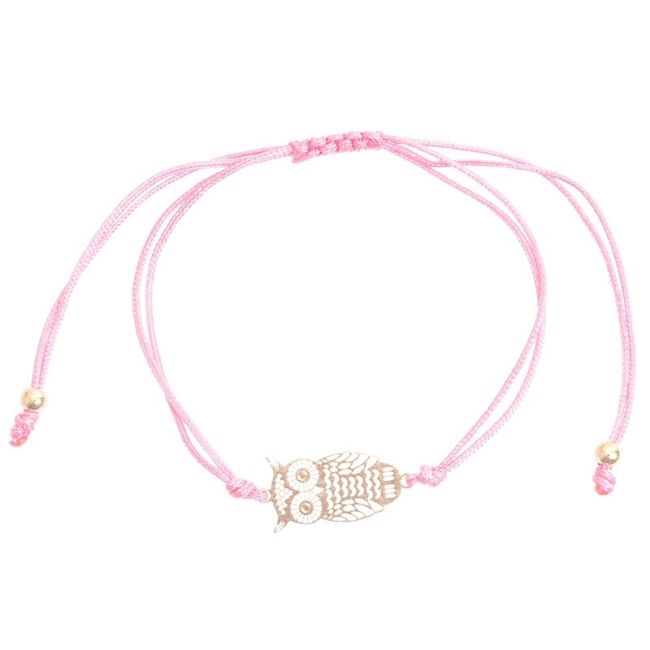 MACRAMÉ BRACELET WITH METAL BEADS