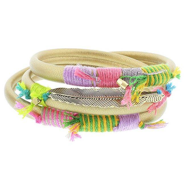 PULSERA 3 VUELTAS ÉTNICO DELUXE
