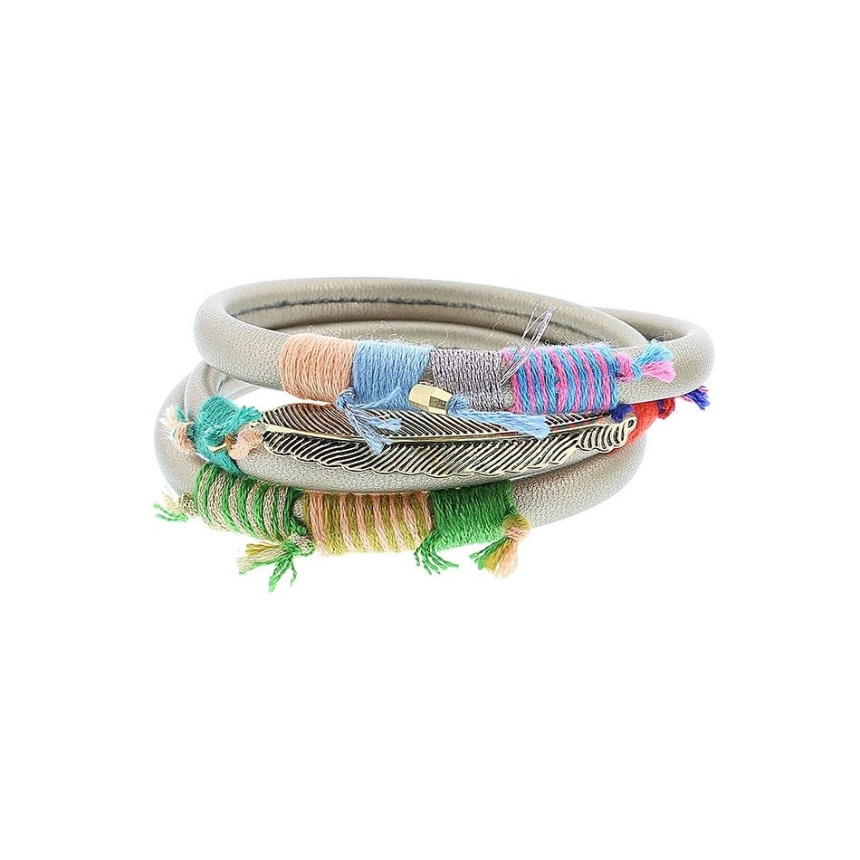 PULSERA 3 VUELTAS ÉTNICO DELUXE