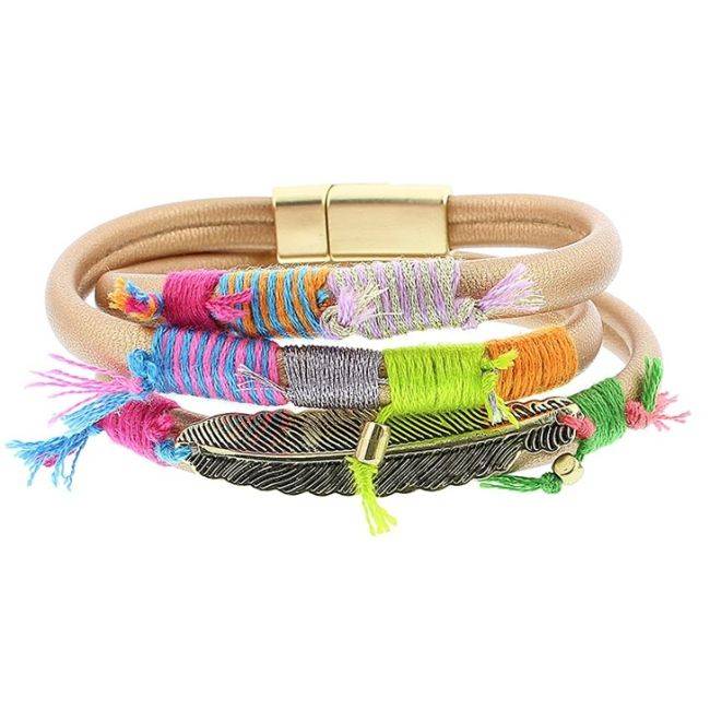 BRACELET 3 TURNS ETHNIC DELUXE