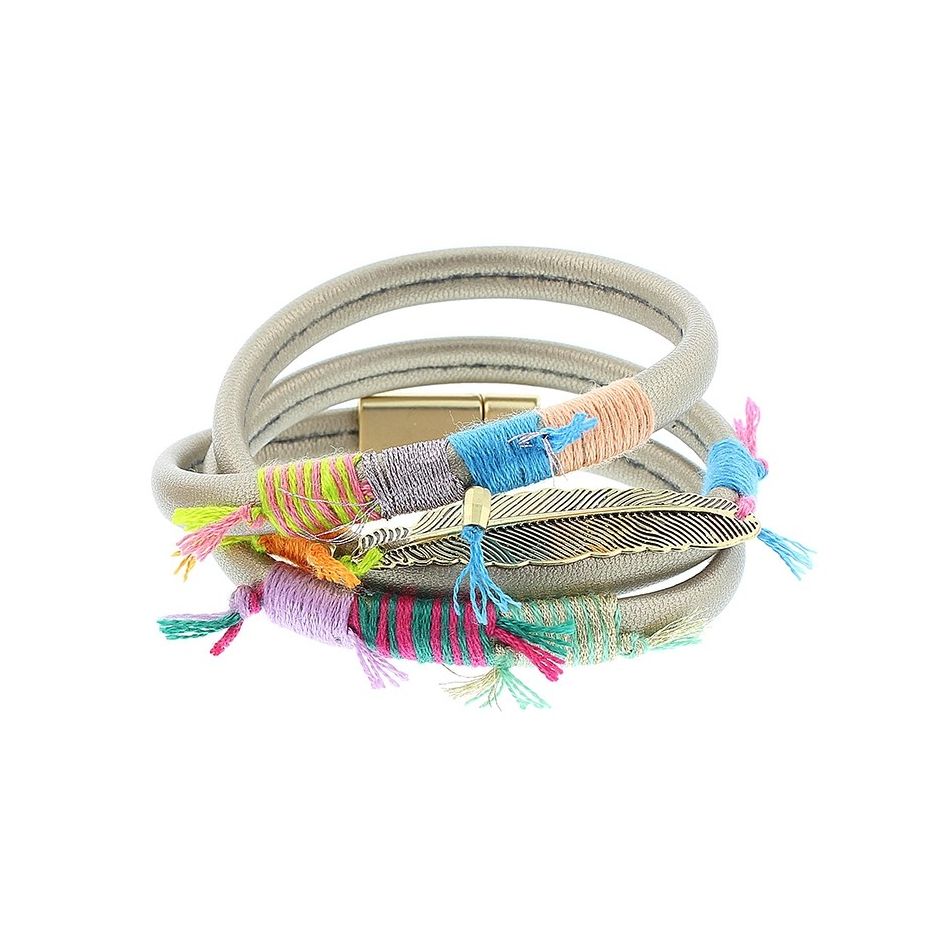 PULSERA 3 VUELTAS ÉTNICO DELUXE