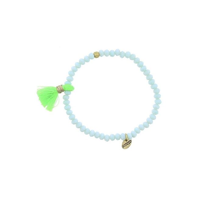 MACRAMÉ BRACELET WITH STONE BEADS