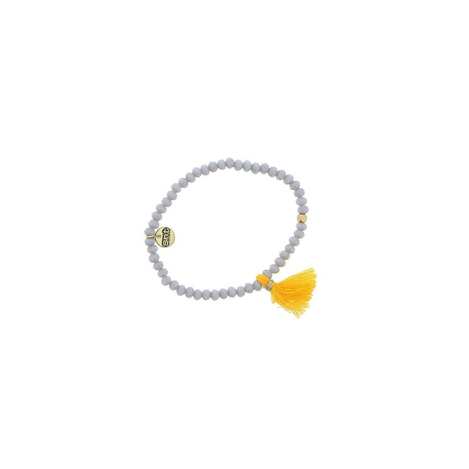 PULSERA MACRAMÉ CUENTA PIEDRA