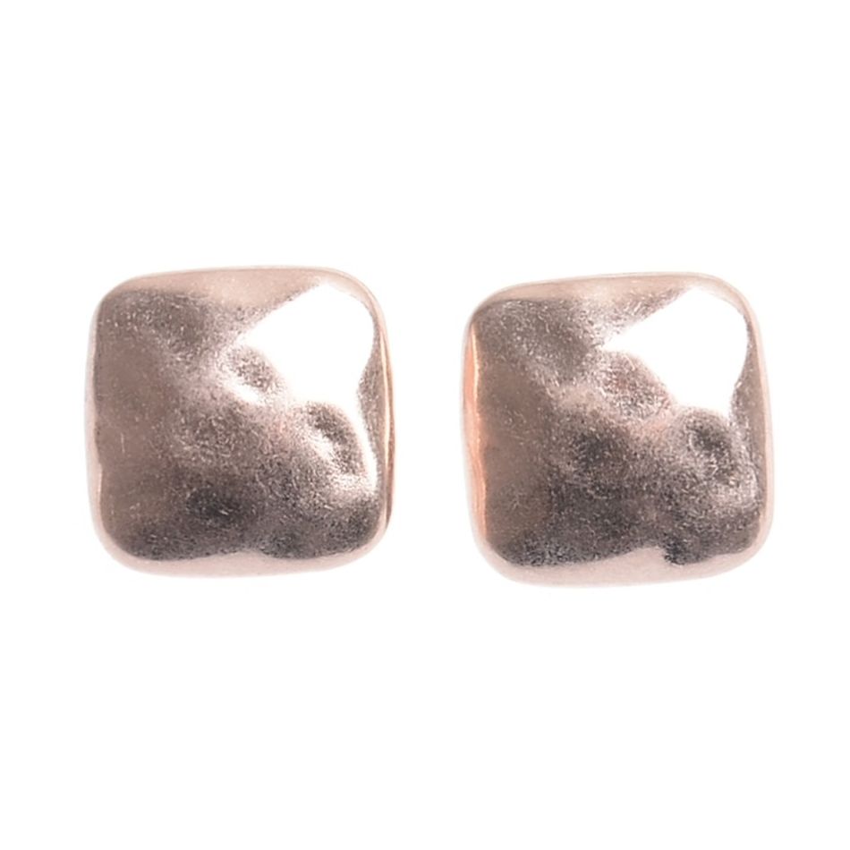 SQUARE METAL CLIP EARRINGS