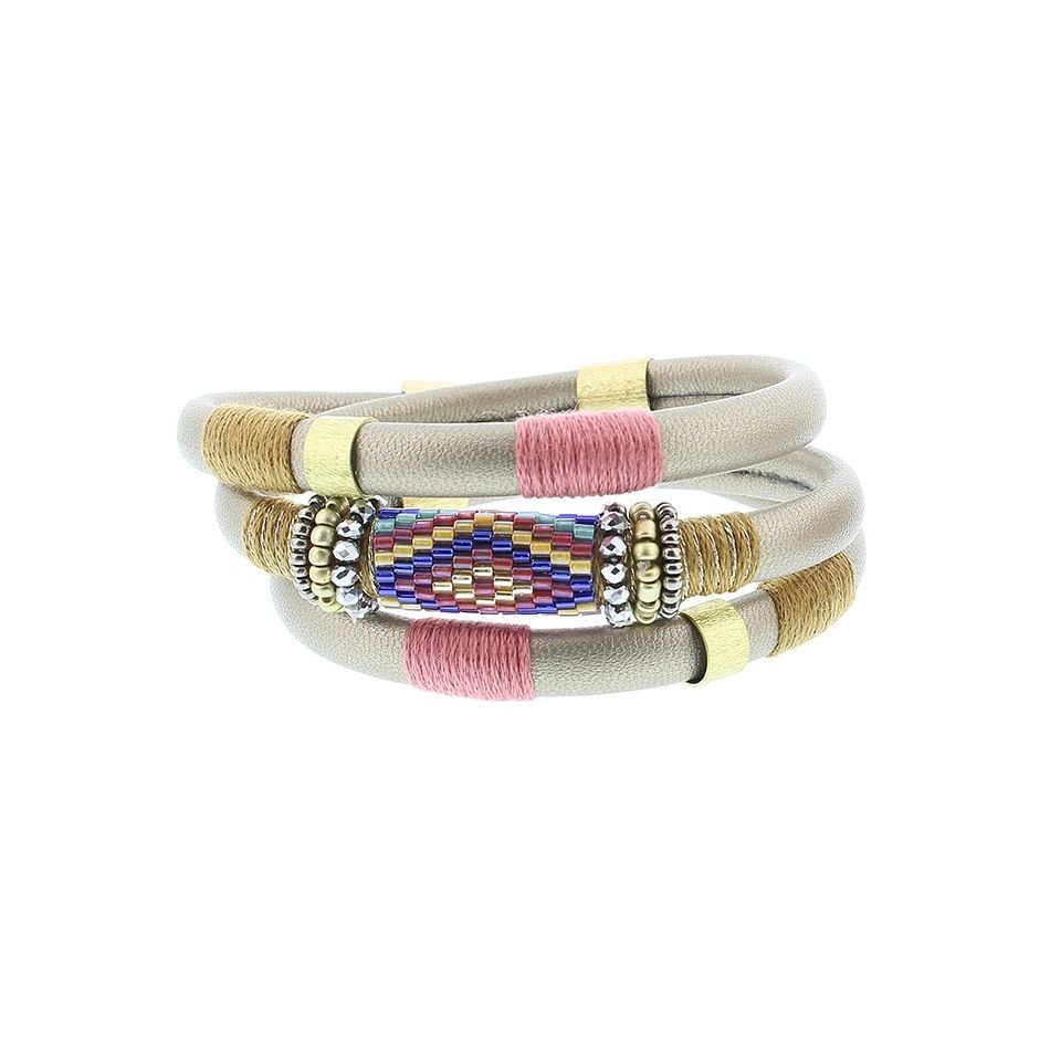 BRACELET 3 TURNS ETHNIC DELUXE