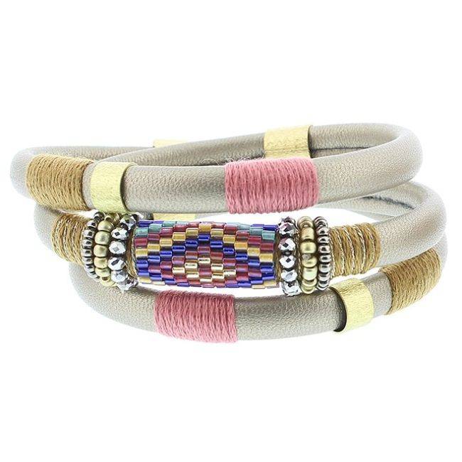 PULSERA 3 VUELTAS ÉTNICO DELUXE