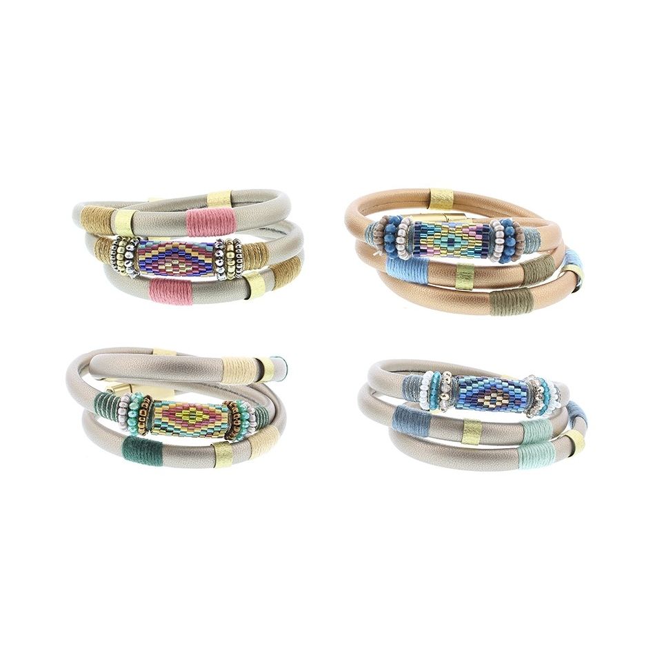 BRACELET 3 TURNS ETHNIC DELUXE