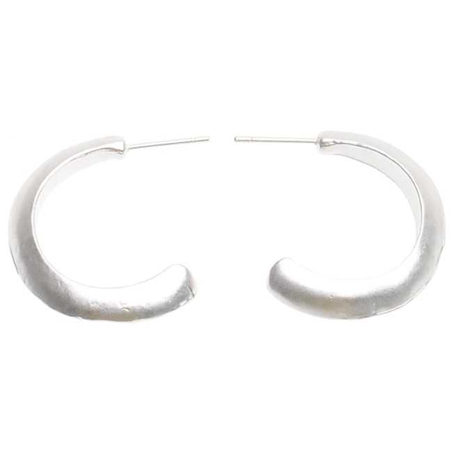 METAL HOOP EARRINGS