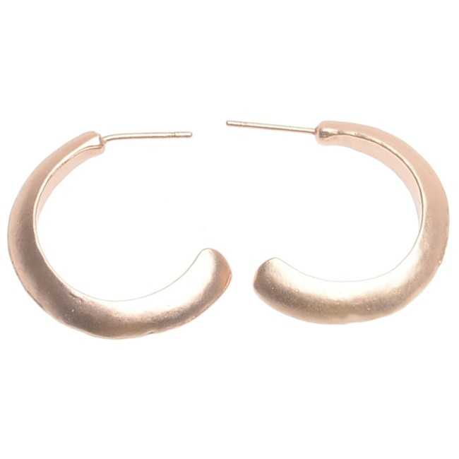 METAL HOOP EARRINGS