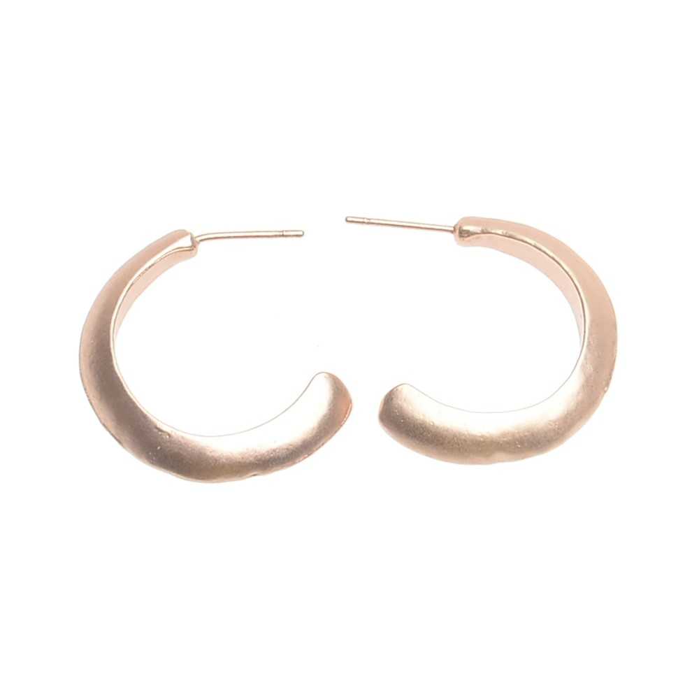 METAL HOOP EARRINGS