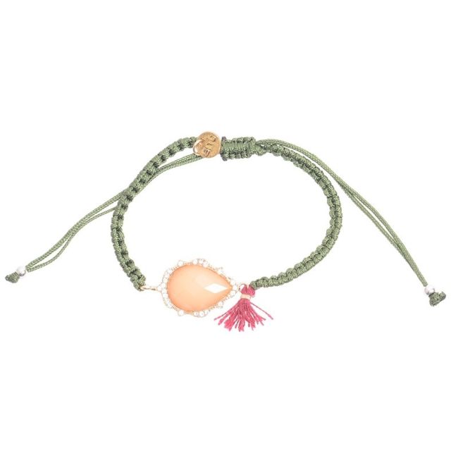 MACRAMÉ BRACELET WITH FRINGE BEADS