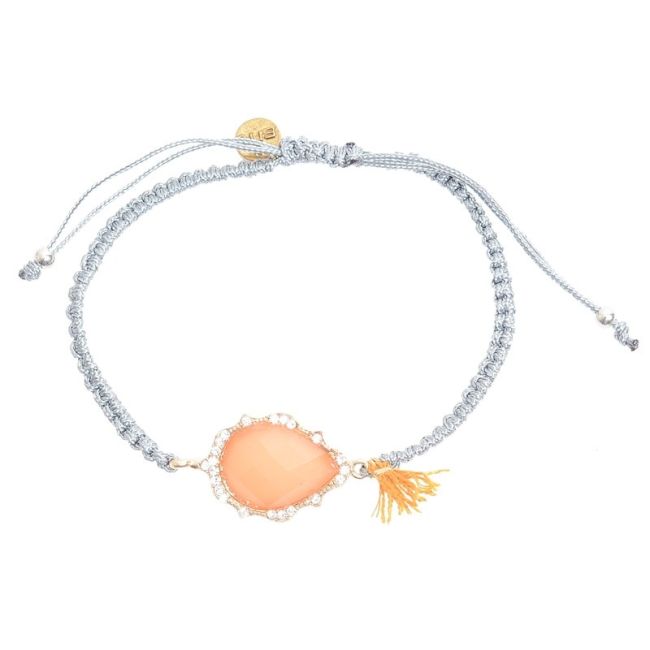MACRAMÉ BRACELET WITH FRINGE BEADS