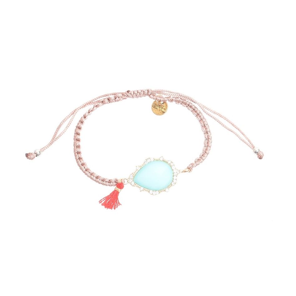 MACRAMÉ BRACELET WITH FRINGE BEADS