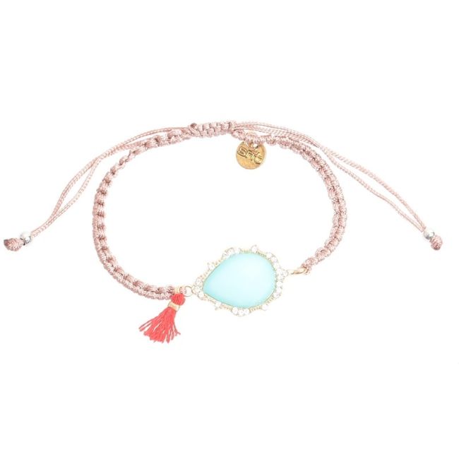 MACRAMÉ BRACELET WITH FRINGE BEADS