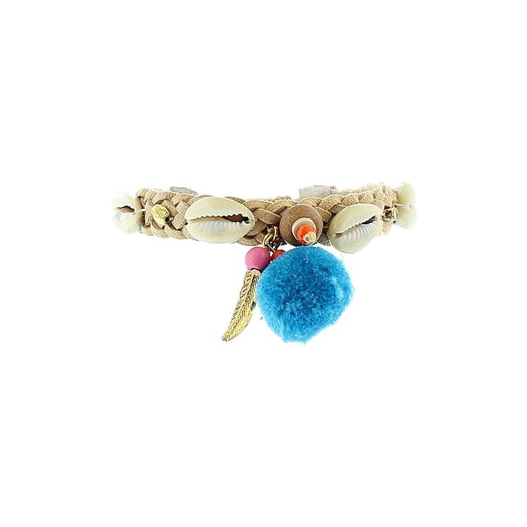 BRAIDED MACRAME BEADS BRACELET 2