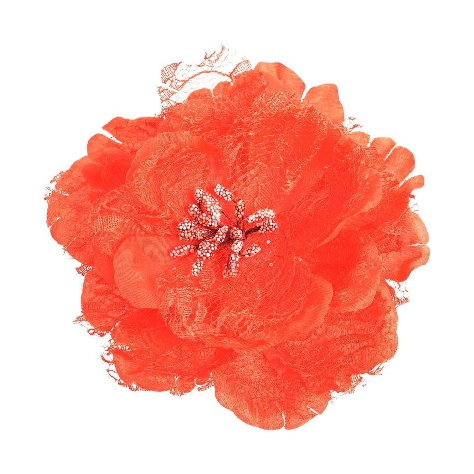 FLOWER BROOCH 14CM