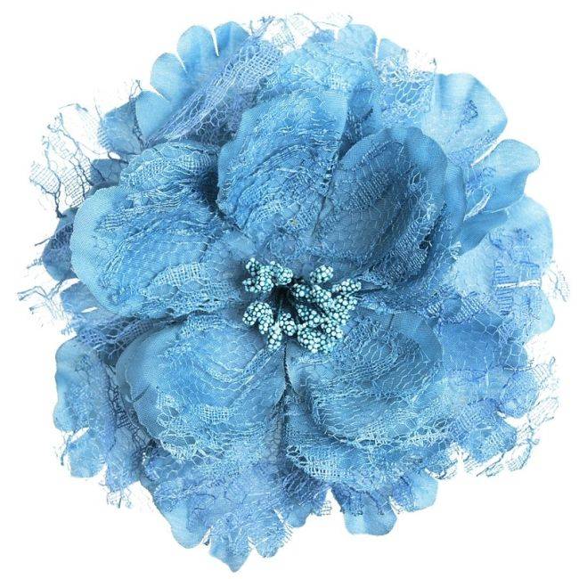 FLOWER BROOCH 14CM