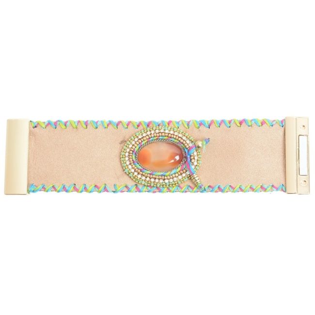 WOVEN BEADS BRACELET WITH MAGNET