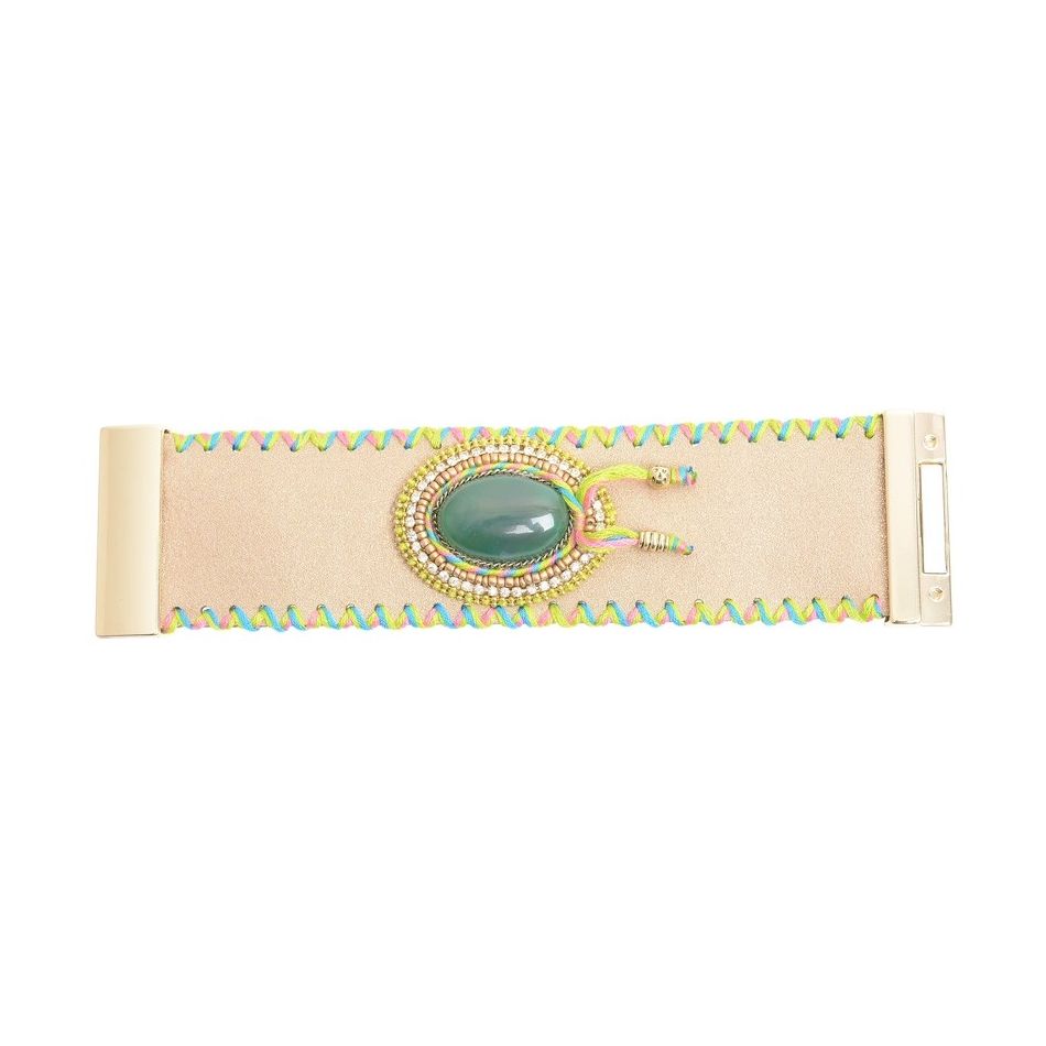 WOVEN BEADS BRACELET WITH MAGNET
