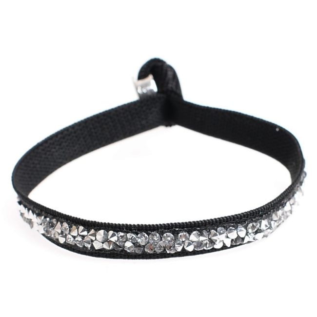 PULSERA GOMA CRISTALES