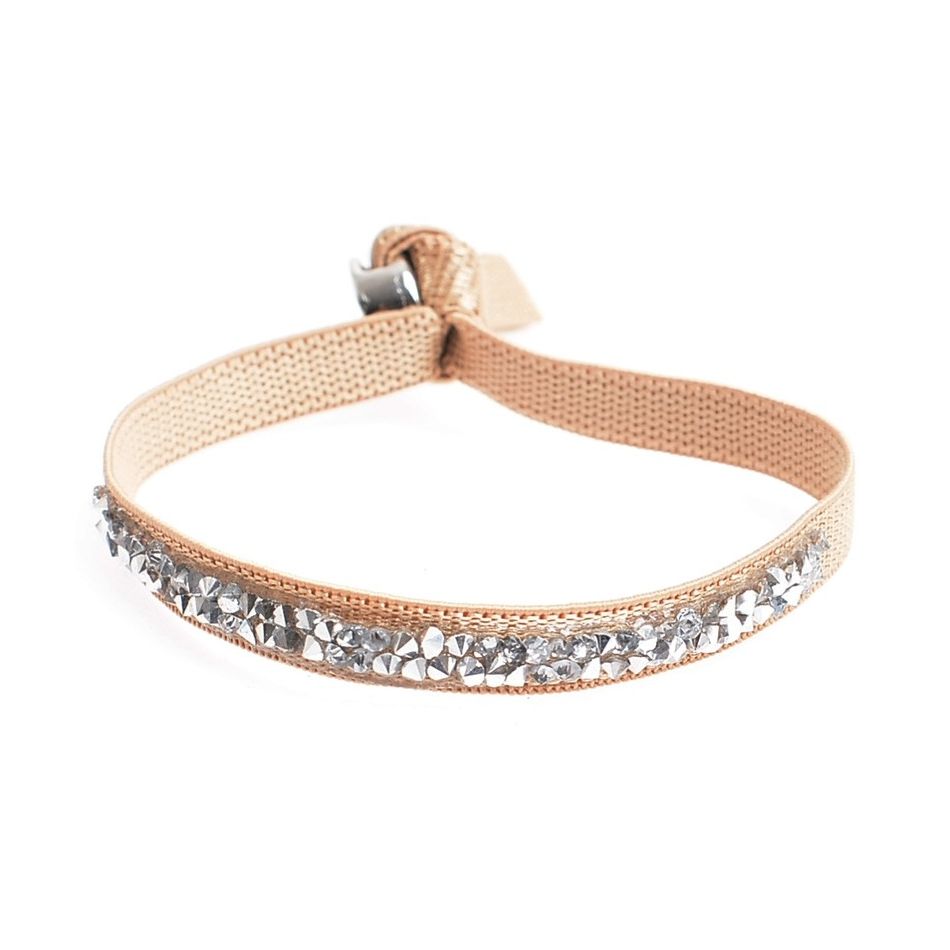 PULSERA GOMA CRISTALES