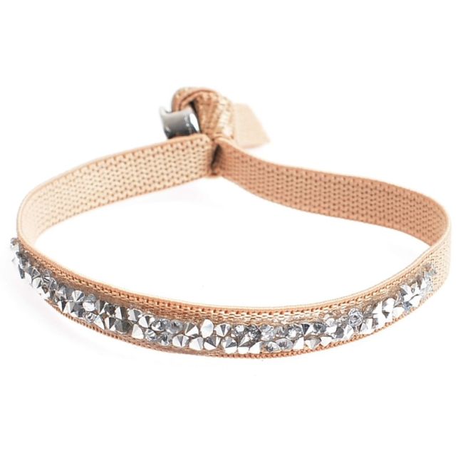 PULSERA GOMA CRISTALES