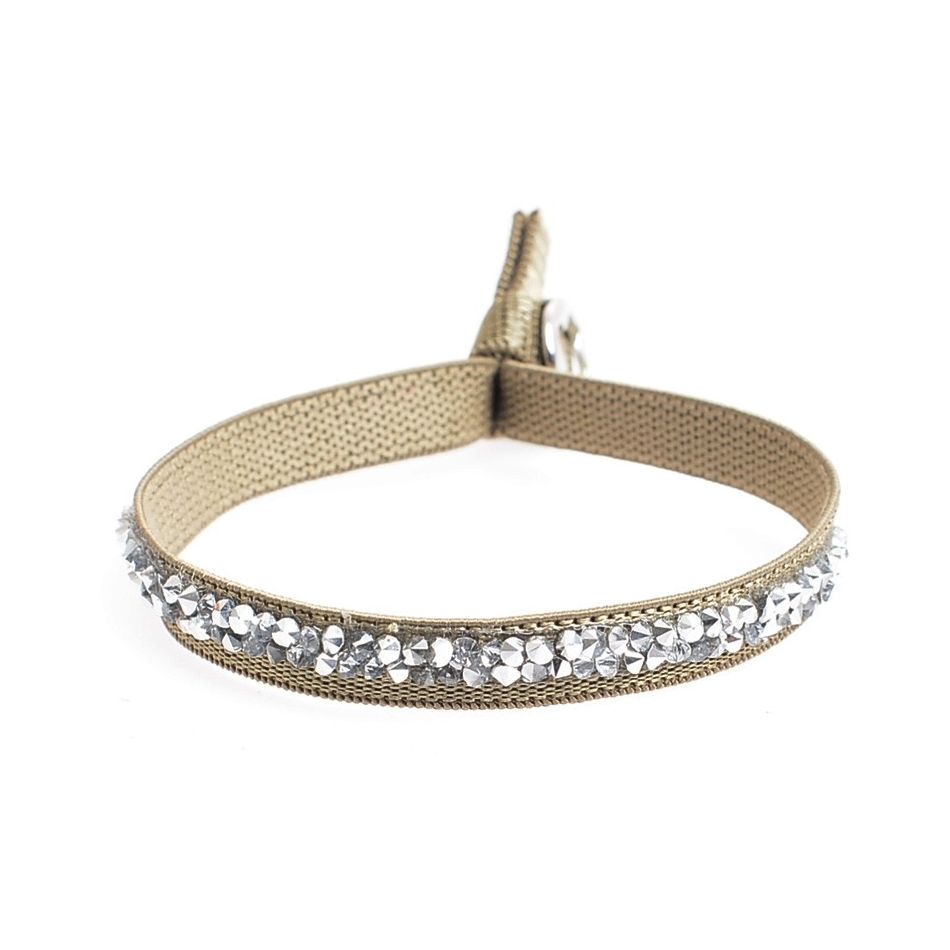 PULSERA GOMA CRISTALES