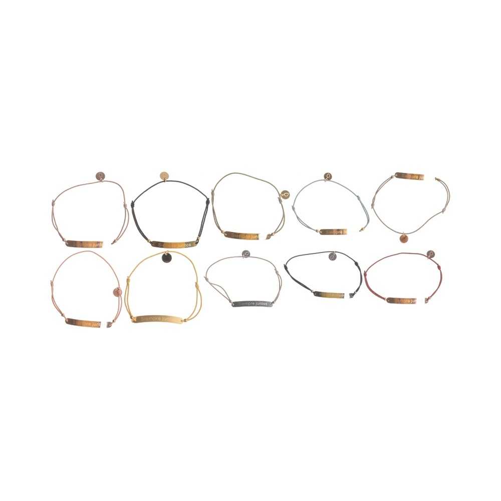 ELASTIC STEEL BRACELET STRIP ALWAYS TOGETHER