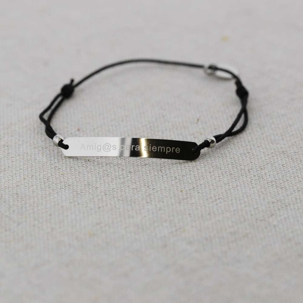 ELASTIC STEEL BRACELET STRIP FRIENDS FOREVER