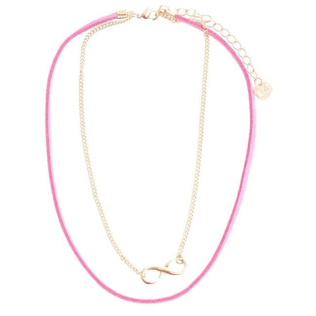 DOUBLE STRAP PENDANT SHORT NECKLACE