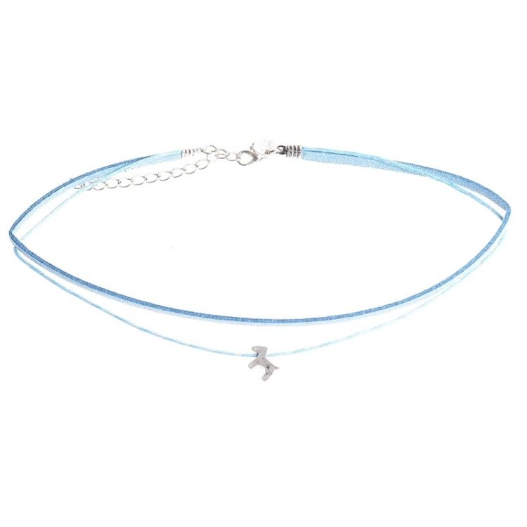 SUEDE PENDANT SHORT NECKLACE 2