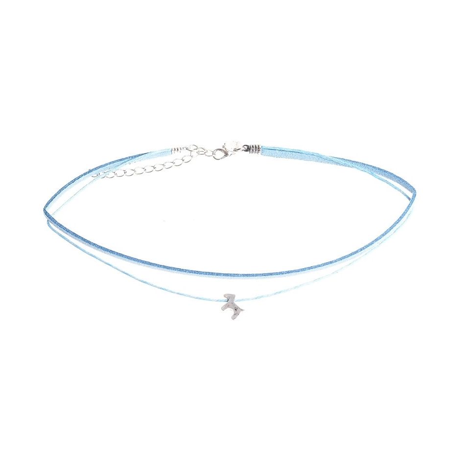 SUEDE PENDANT SHORT NECKLACE