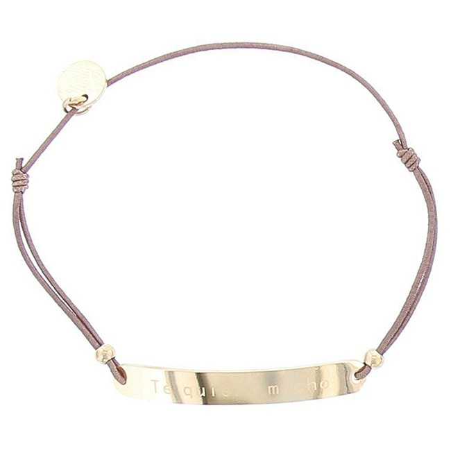 ELASTIC STEEL STRIP BRACELET I LOVE YOU SO MUCH