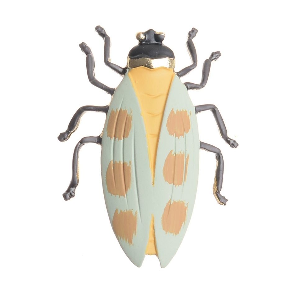 BROCHE INSECTO METAL ESMALTE MATE