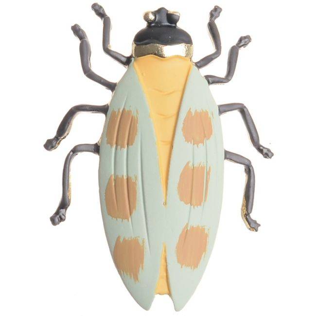 BROCHE INSECTO METAL ESMALTE MATE