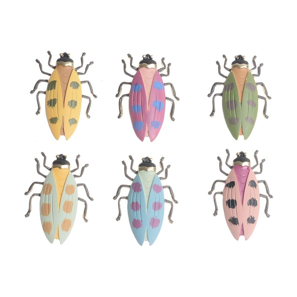 BROCHE INSECTO METAL ESMALTE MATE
