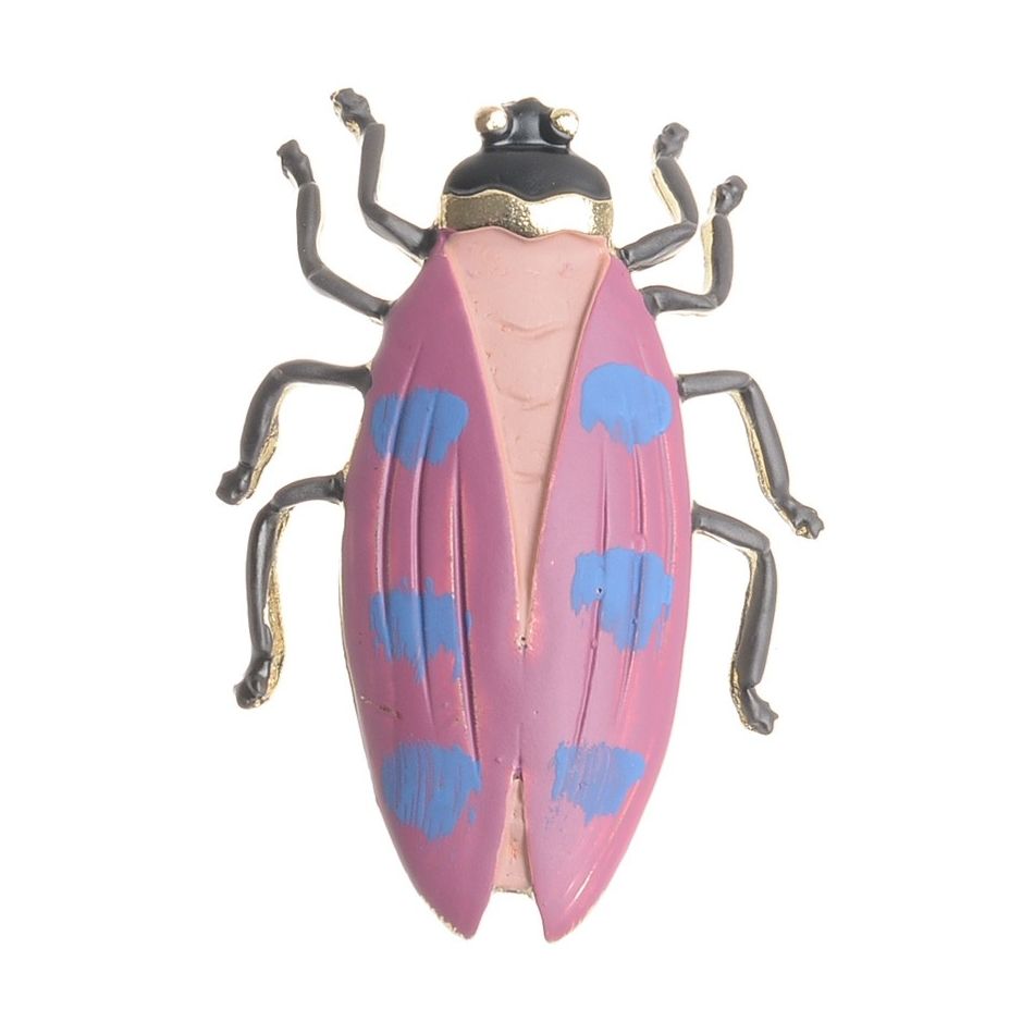 BROCHE INSECTO METAL ESMALTE MATE