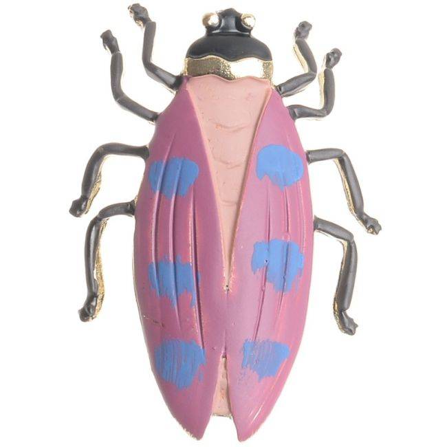 BROCHE INSECTO METAL ESMALTE MATE