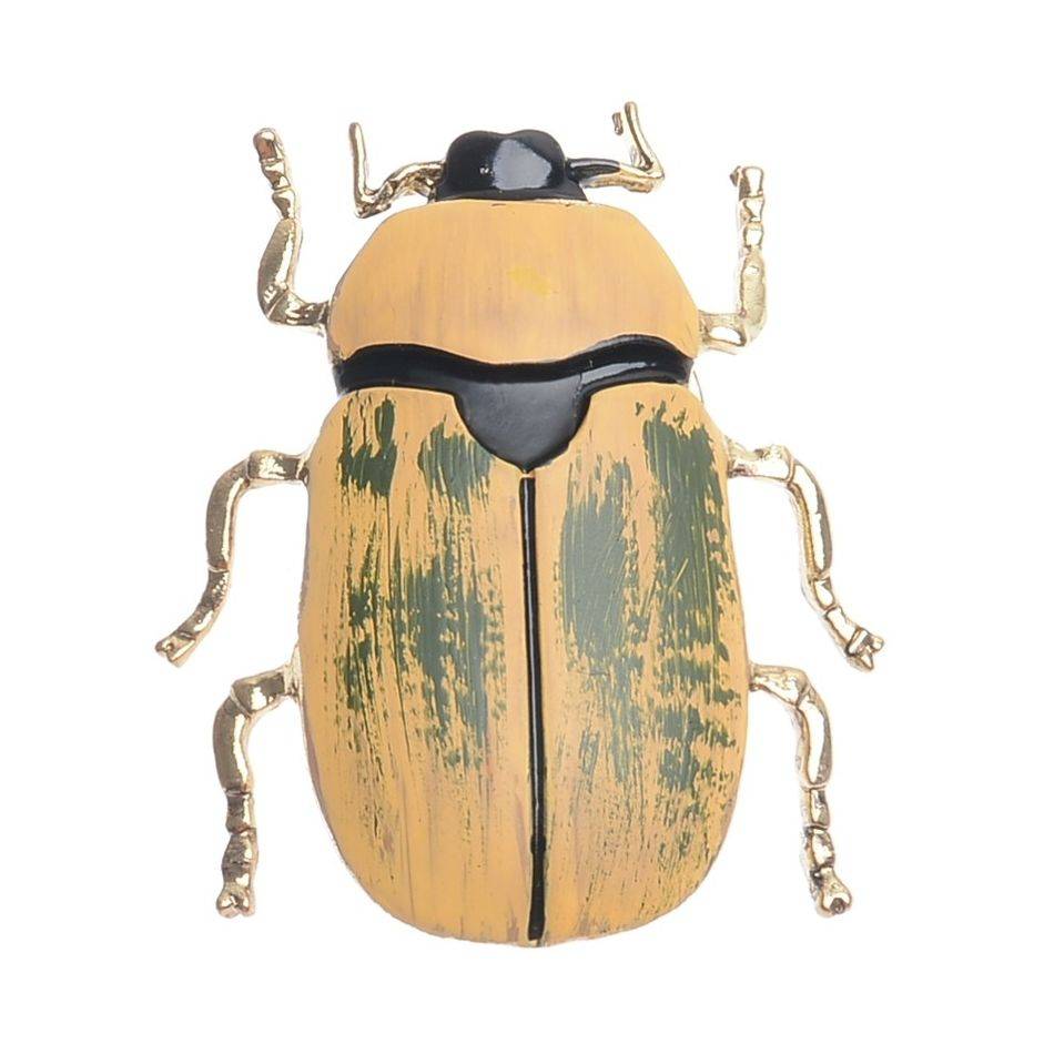 BROCHE IMÁN INSECTO METAL ESMALTE MATE