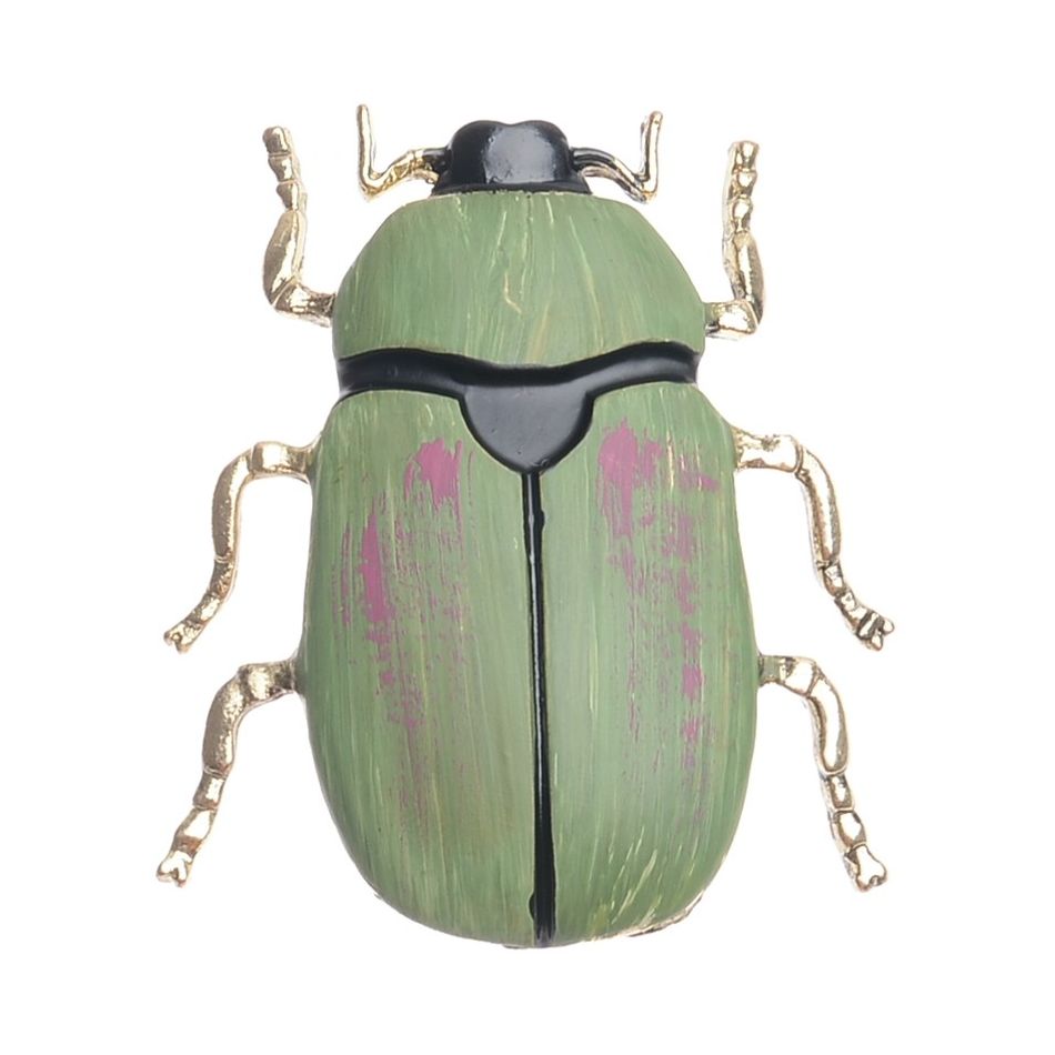 BROCHE IMÁN INSECTO METAL ESMALTE MATE