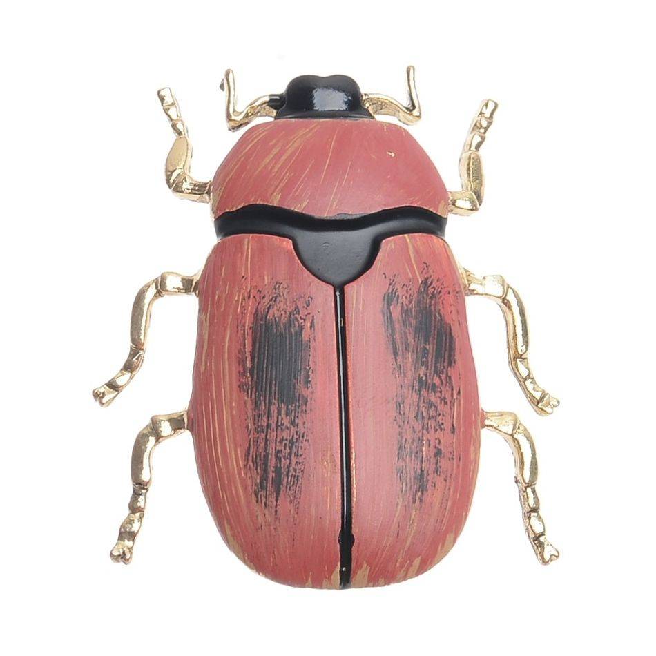 BROCHE IMÁN INSECTO METAL ESMALTE MATE