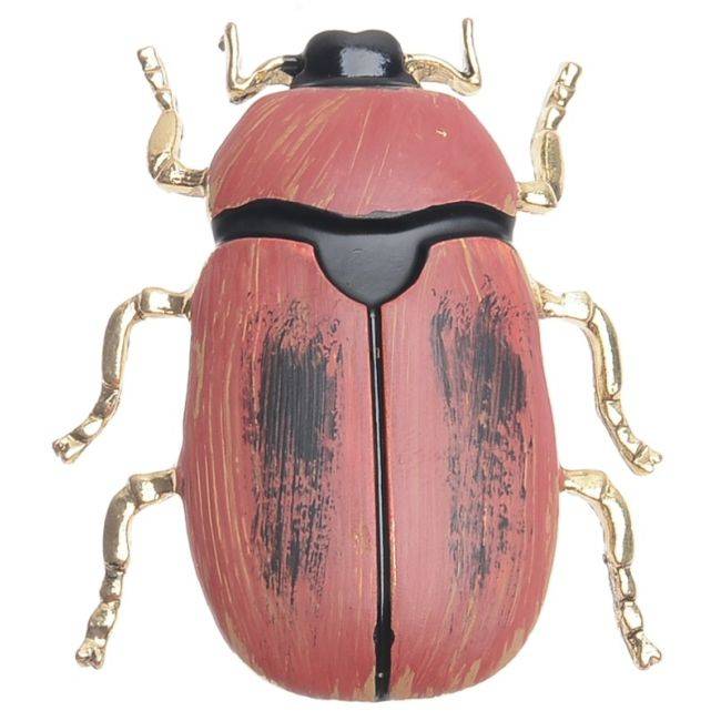 BROCHE IMÁN INSECTO METAL ESMALTE MATE