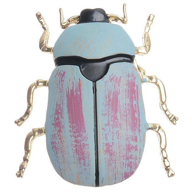 BROCHE IMÁN INSECTO METAL ESMALTE MATE